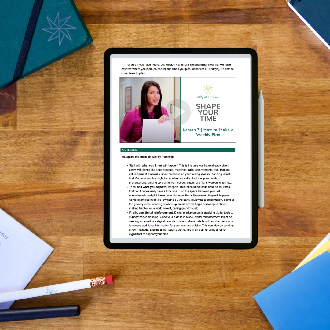 Shape Your Time eCourse