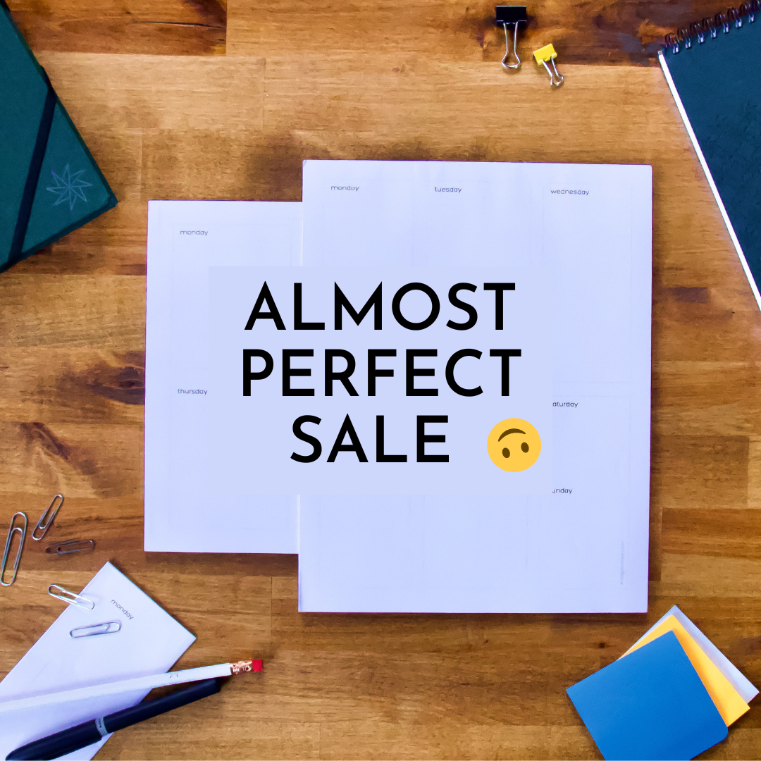 Almost Perfect Weekly Planning Sheets